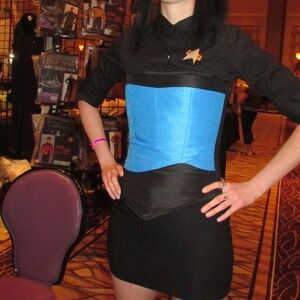 Star Trek Science Officer Uniform Corset 26" MED